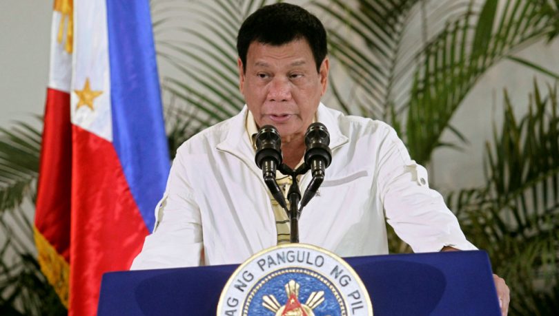 Dispárenles en la vagina: presidente de filipinas