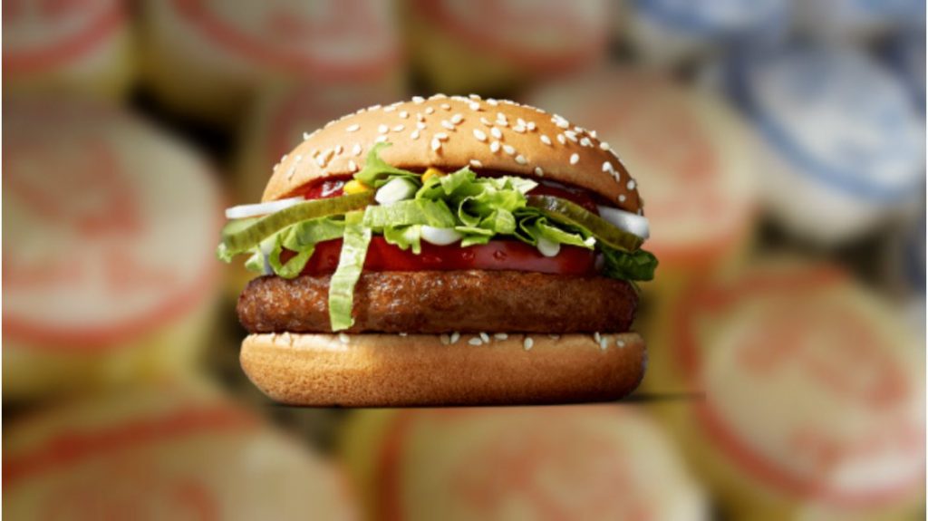 Hamburguesa vegana en McDonald’s