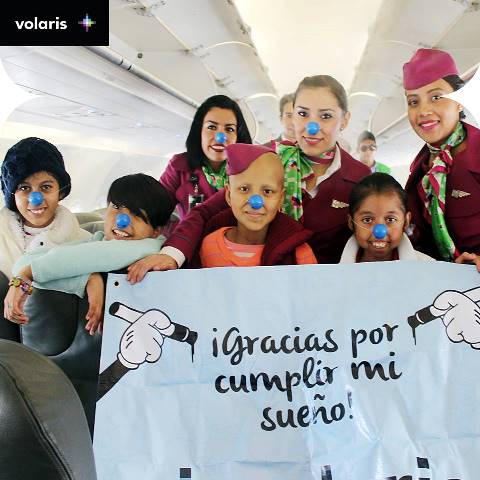 cumplir suenos a ninos con cancer, volaris, dr sonrisas, como cumplir suenos a ninos con cancer, rse de volaris, responsabilidad social volaris, alianza volaris dr sonrisas, dr. sonrisas, ninos con cancer, cumplir deseos a ninos con cancer, cancer infantil, cancer infantil en mexico