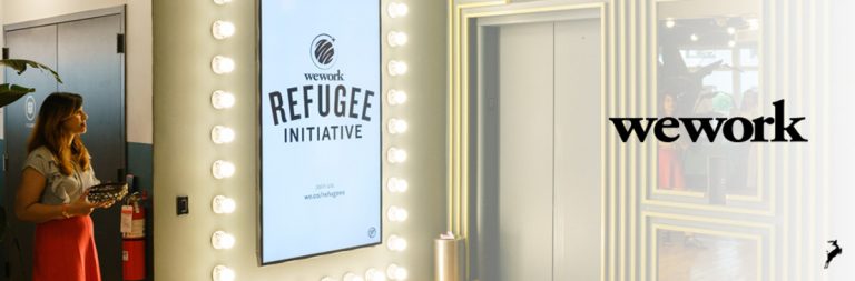 WeWork expande su iniciativa de contratar 1,500 refugiados a LATAM