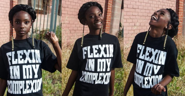 Ella creó una línea de ropa contra el racismo