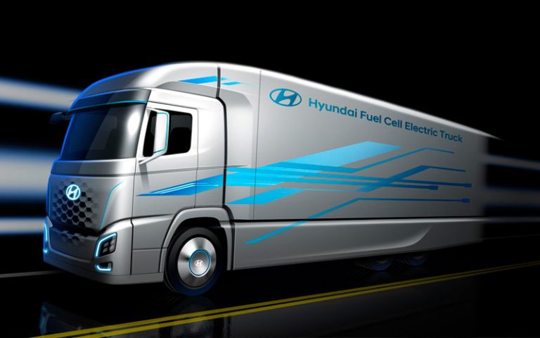 Camiones eléctricos de Hyundai; la marca firma una alianza