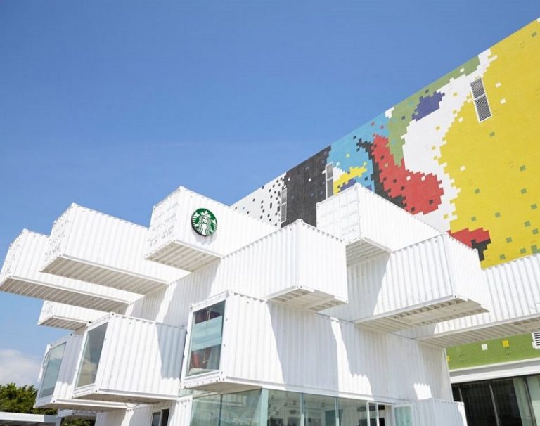 Amarás el Starbucks hecho con contenedores de Taiwán