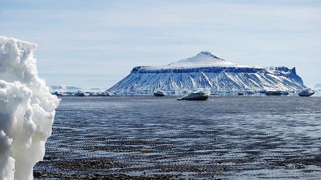 Deshielo en la Antártida por cambio climático
