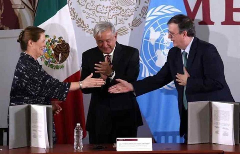 ONU y el gobierno de México vigilarán que no haya corrupción en licitaciones