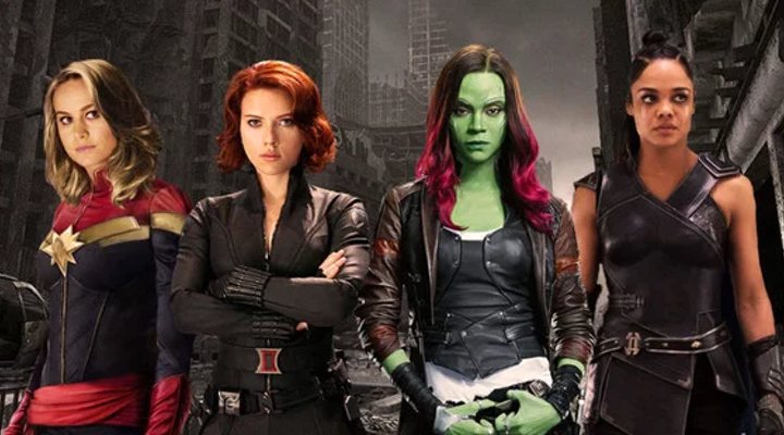 ¿Cuánto tiempo aparecen las mujeres en las películas de Marvel?