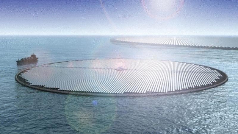 Planta solar flotante; Holanda la construirá sobre el mar