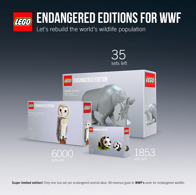 Uno de los mejores programas de RSE es de LEGO con WWF