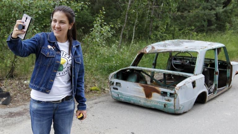 Fotografías polémicas de turistas en Chernóbil