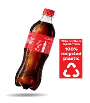 Todas las botellas de plástico de una sola porción de Coca-Cola Amatil en Australia ahora cambiarán a los nuevos materiales totalmente reciclados para fines de 2019.