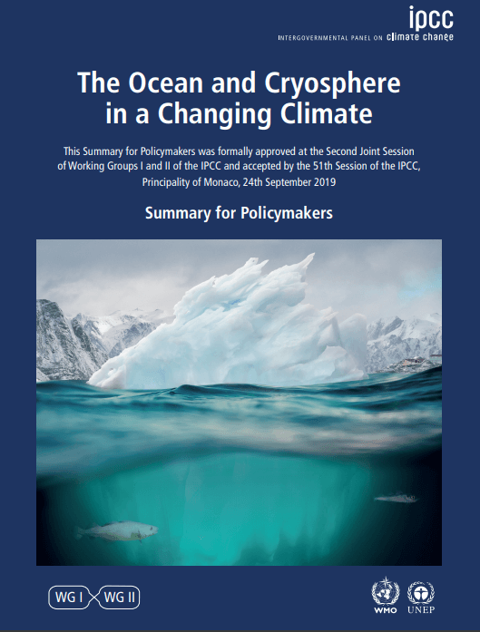 Informe especial del IPCC sobre cambio climático y los océanos 