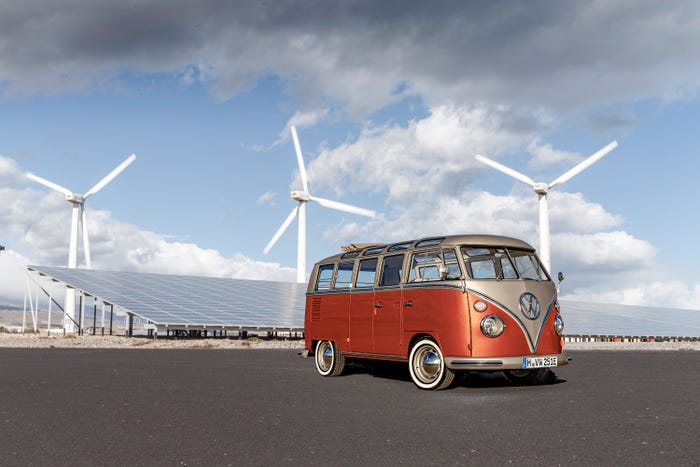 ¡Un sueño! Volkswagen crea versión totalmente eléctrica de su icónica Combi