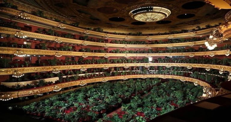 Barcelona regresa a la «normalidad» con un concierto para… ¿plantas?