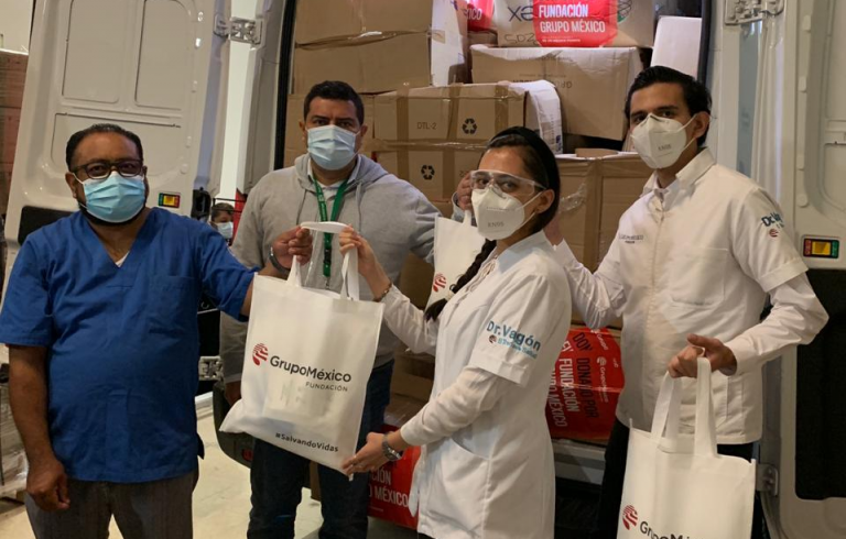 Grupo México Fundación dona 10 mil kits de protección al IMSS Bienestar, beneficiando a 80 hospitales de 19 estados del país