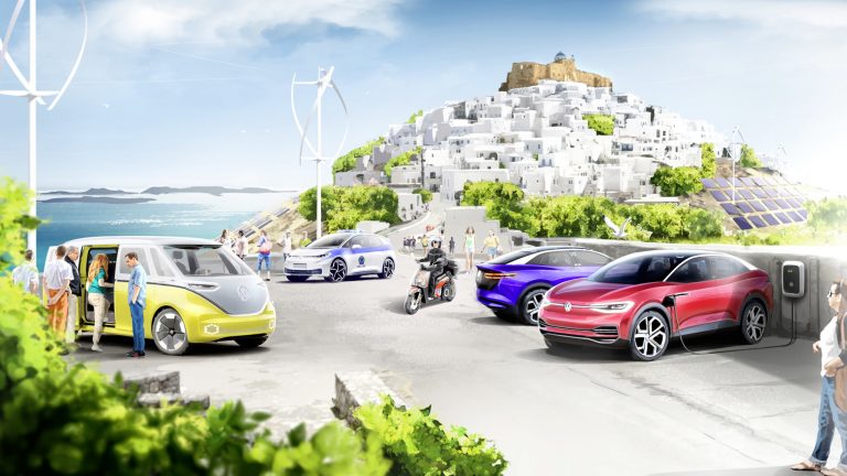 Volkswagen y Grecia crean isla modelo con movilidad eléctrica a favor del medio ambiente