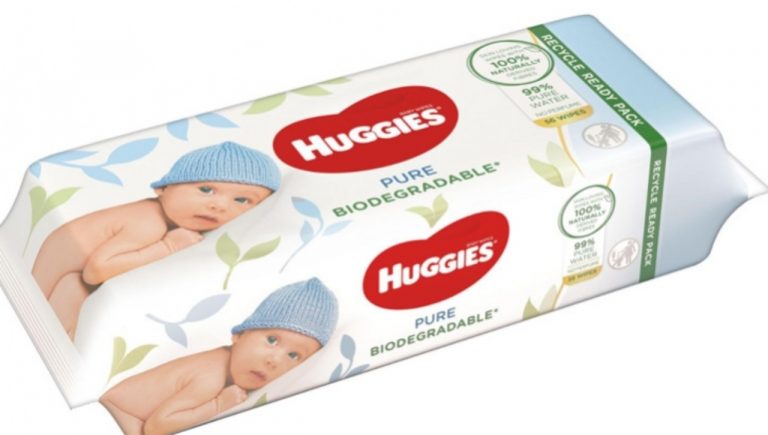 Huggies ha lanzado en Europa las primeras toallitas que se biodegradan en 15 días