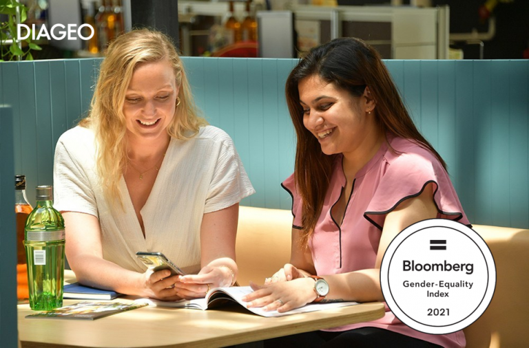 Diageo en el Índice de Igualdad de Género de Bloomberg 2021
