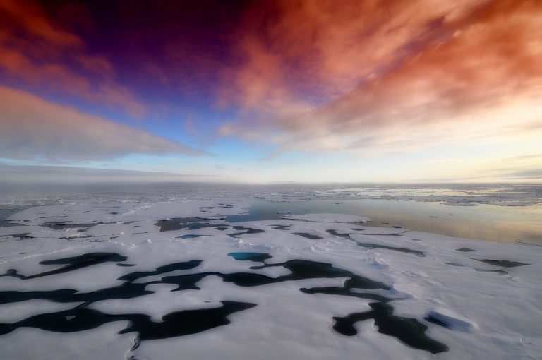 Hielo Ártico en niveles mínimos ya