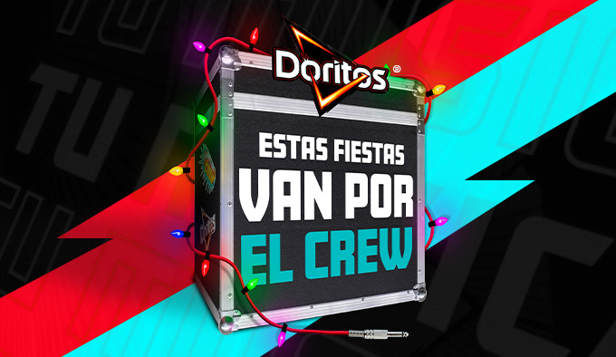Doritos donará 2.5 millones de pesos al movimiento Va Por El Crew