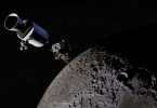 basura espacial en la luna