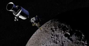basura espacial en la luna