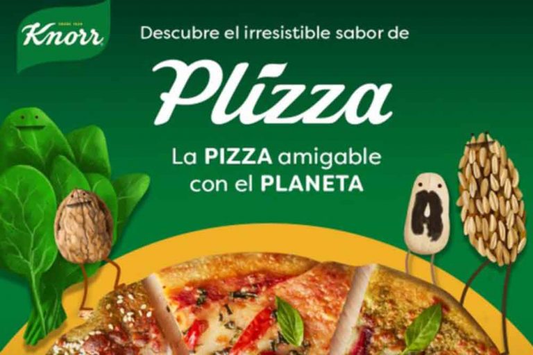 Knorr lanza “Plizza”: la pizza amigable con el planeta