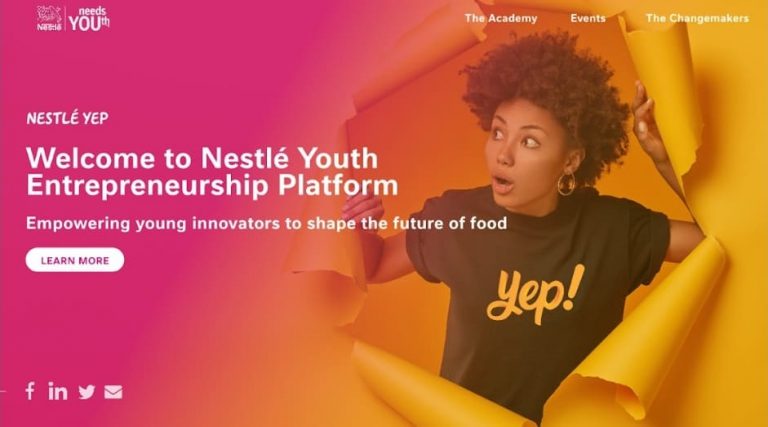 Plataforma de Emprendimiento Juvenil de Nestlé: evento de lanzamiento mundial