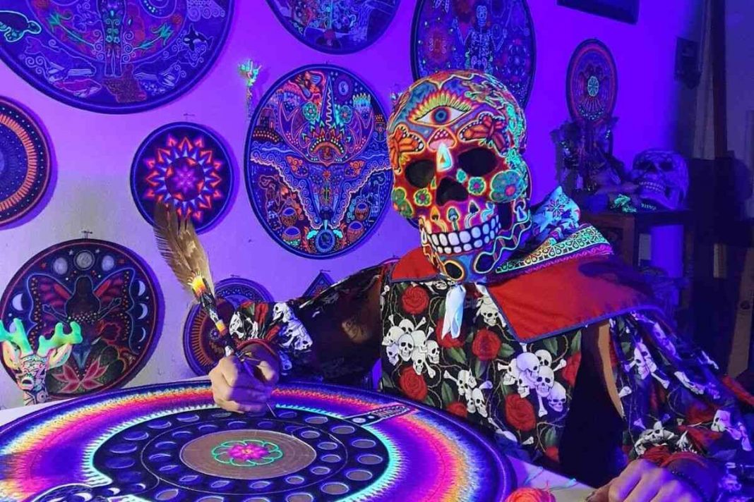 Cierra la bienal de arte huichol