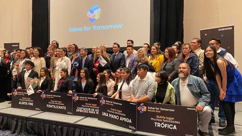 ganadores de Solve for Tomorrow México interna
