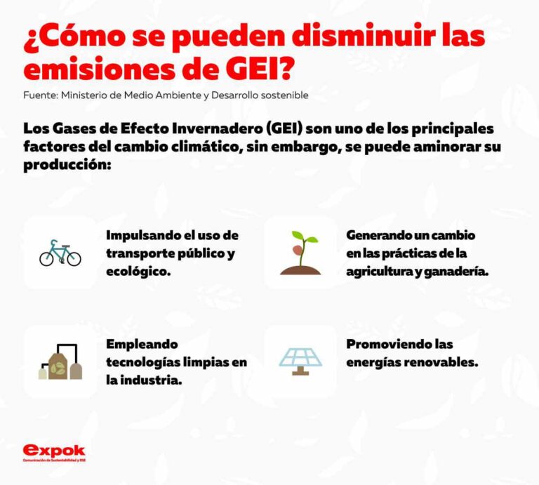 ¿Cómo se pueden disminuir las emisiones de GEI?
