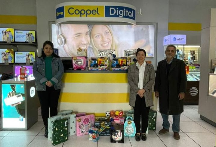 Coppel sorprende a niñez migrante y refugiada con regalos en Día de Reyes