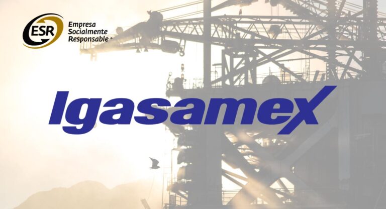 Igasamex obtiene el Distintivo ESR 2023 por su compromiso con la<br>Responsabilidad Social Empresarial