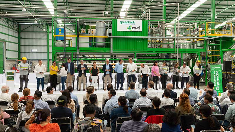 planta de aceite pirolítico inauguración