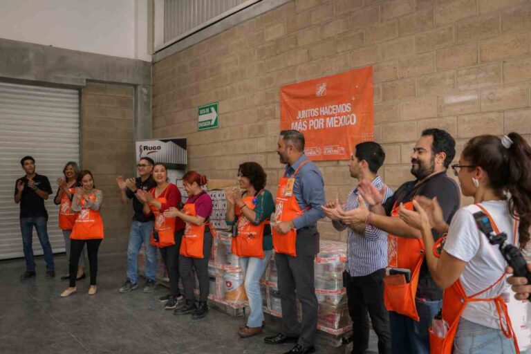 The Home Depot y Rugo realizan donativo para apoyar a comunidades vulnerables en Nuevo León