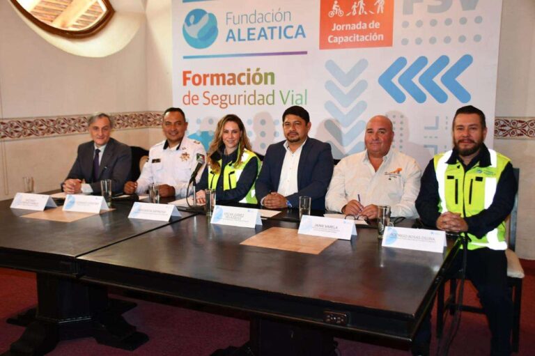 Elementos de la Guardia Nacional y policías de Puebla, Tlaxcala y Veracruz participan en la Jornada de Seguridad Vial de Fundación Aleatica