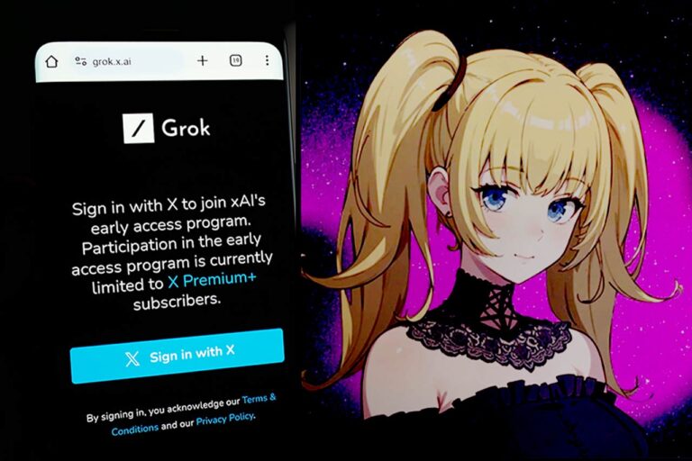 IA de Musk incluye personaje de anime sexualizado, accesible en modo infantil