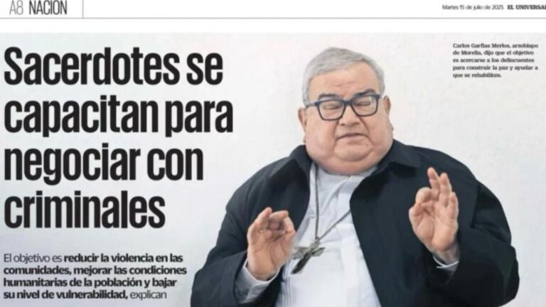 Cuando hasta la Iglesia se capacita en narco-diálogo…