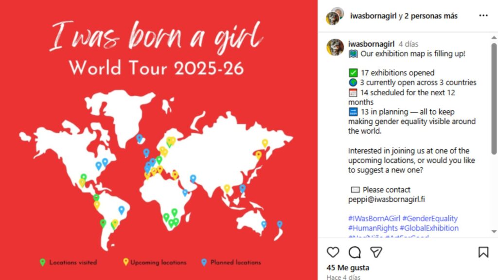 exposición Nací niña