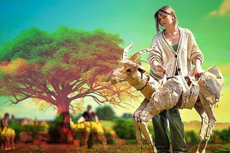 “The Herds”: marionetas animales recorren 20,000 km contra la crisis climática