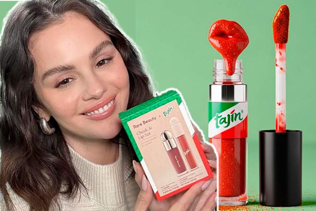 lanzamiento de Rare Beauty con Tajín