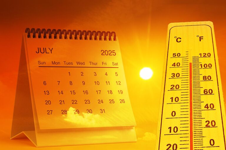 Julio de 2025 se coloca entre los 3 meses más calurosos de la historia
