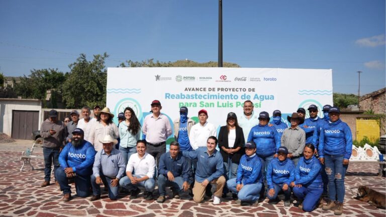 Invierte Arca Continental 15.7 MDP en proyecto de reabastecimiento de agua en San Luis Potosí