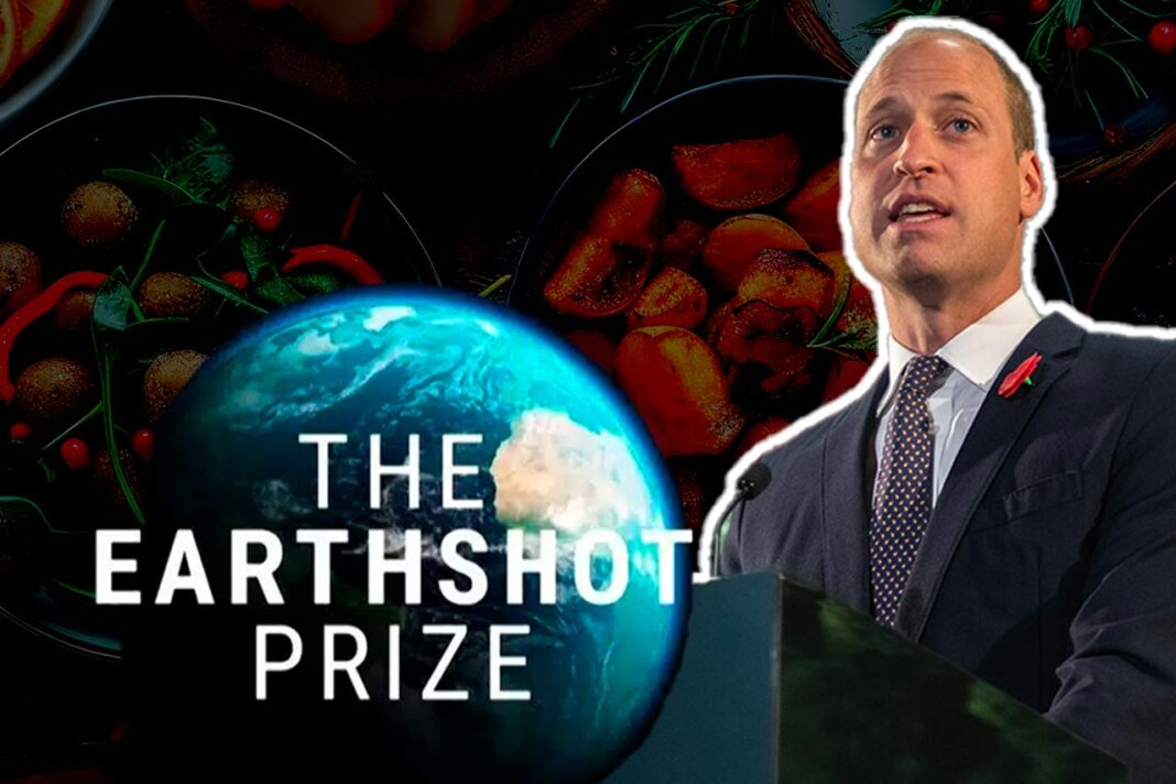 controversia por el menú del Premio Earthshot