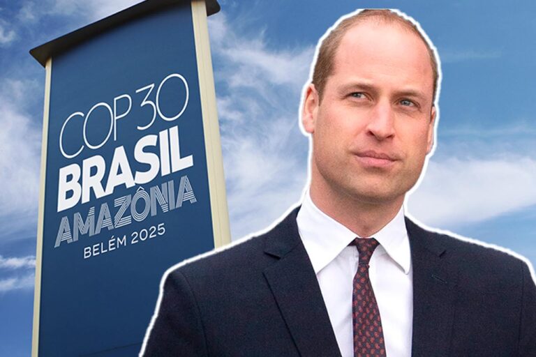 El príncipe William confirma su participación en la COP30