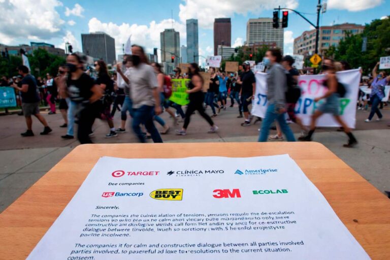 Target, Best Buy, 3M y más de 60 empresas piden calma tras tiroteo en Minneapolis