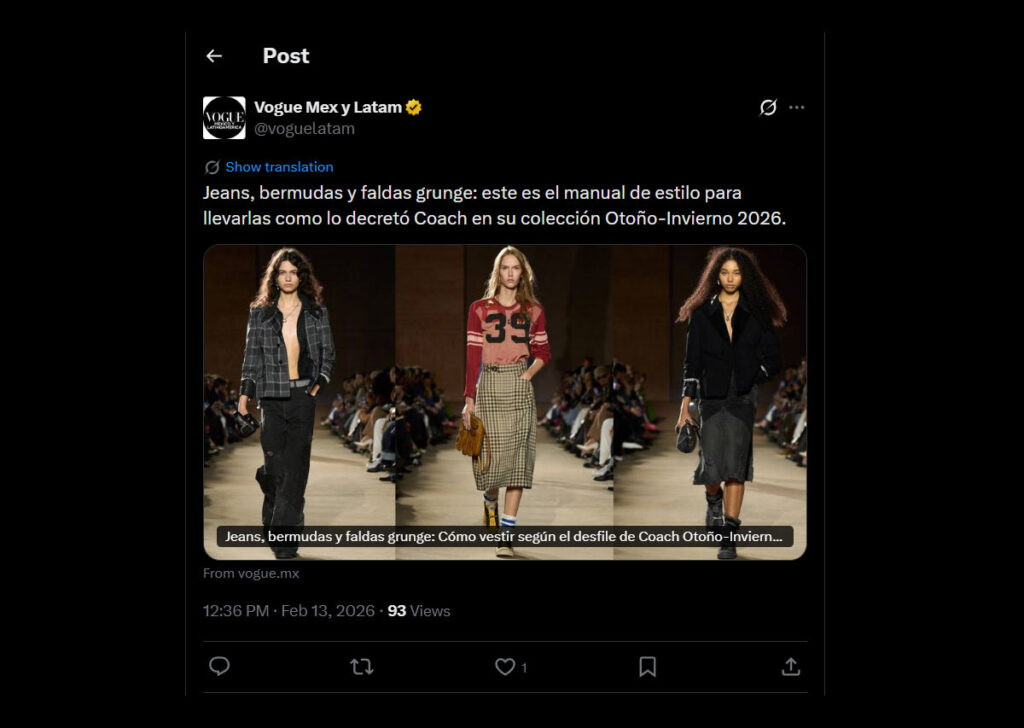 sustentabilidad de Coach