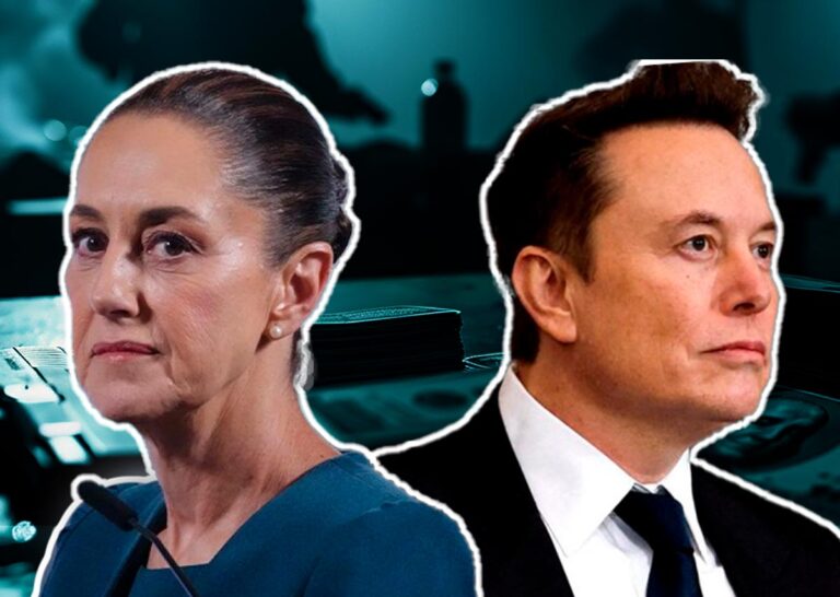 Elon Musk señala a Sheinbaum por seguir órdenes del cártel; ella analiza respuesta legal