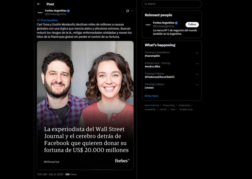 filántropos más influyentes