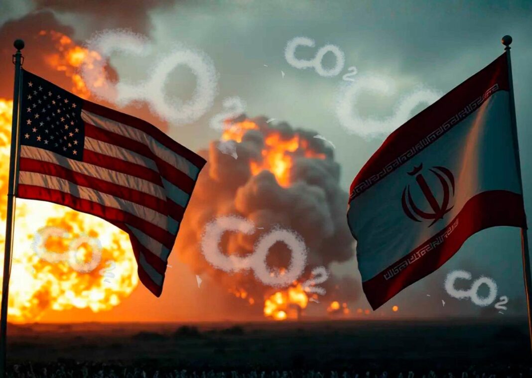 la huella climática de la guerra