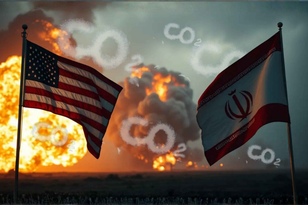 la huella climática de la guerra